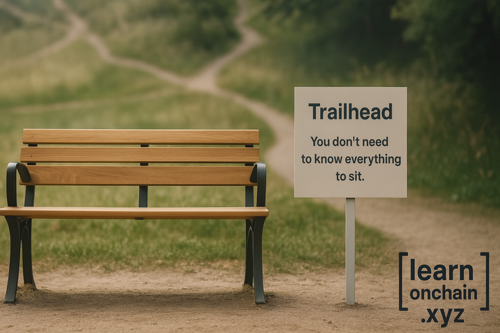 You don't need to know everything to sit. learnonchain.xyz